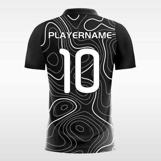 黒地等高線| 昇華ユニフォーム